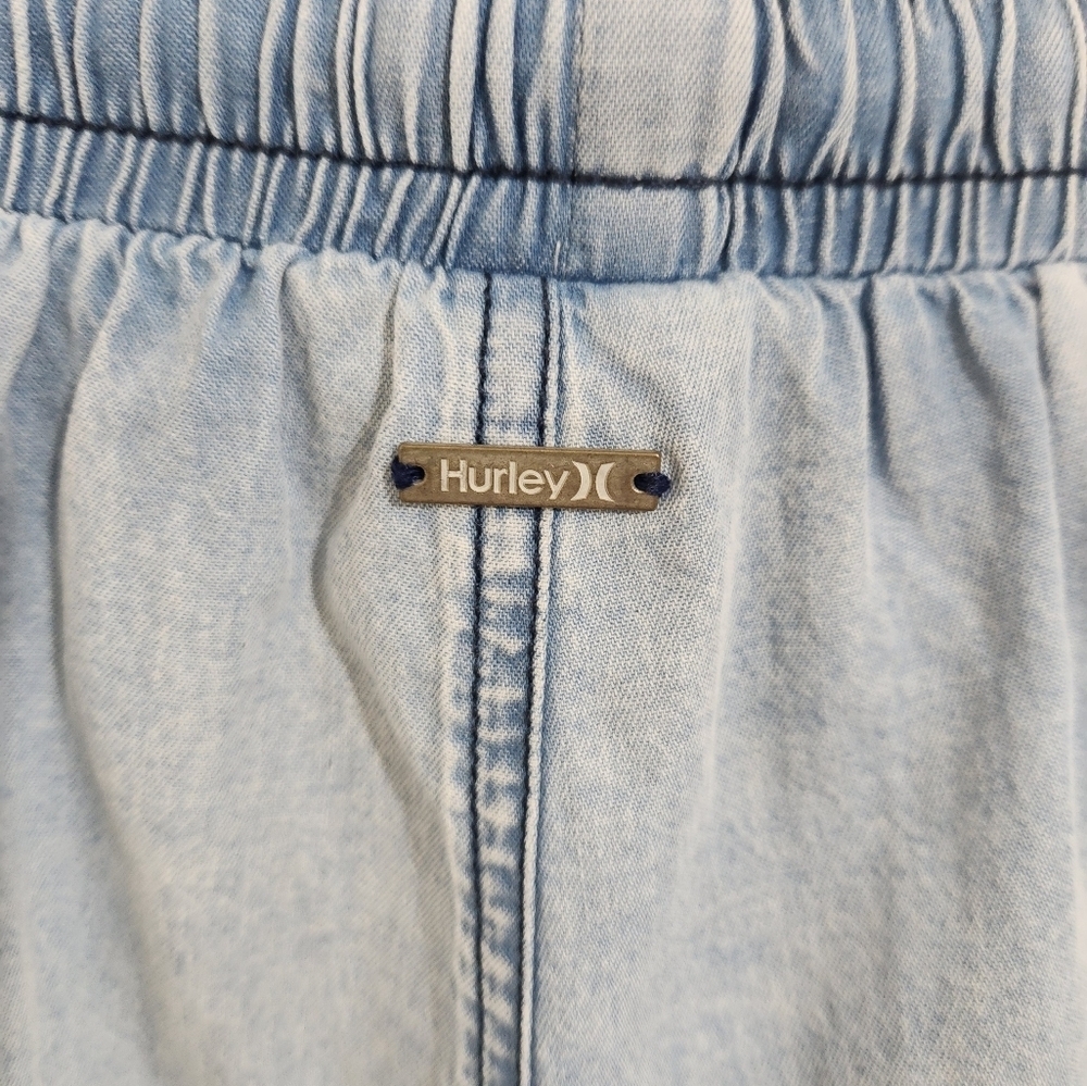 Hurley Women's Light Blue Denim Shorts, Size Small, NWT - Picture 5 of 8